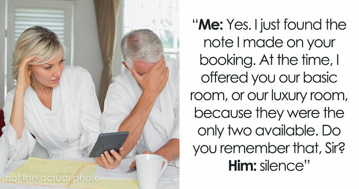 Cheap Husband Blames Hotel Staff For Tiny Room, Wife Mad As She Learns He Refused The Luxury Upgrade