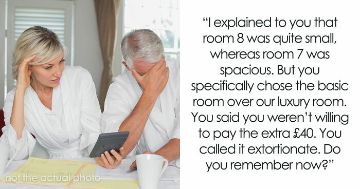 Cheap Husband Blames Hotel Staff For Tiny Room, Wife Mad As She Learns He Refused The Luxury Upgrade
