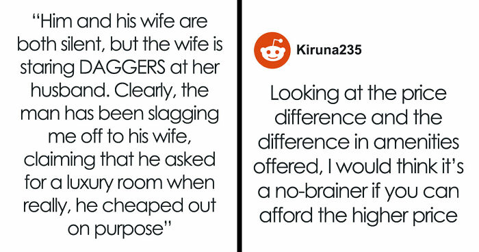 Cheap Husband Blames Hotel Staff For Tiny Room, Wife Mad As She Learns He Refused The Luxury Upgrade