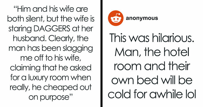 Cheap Husband Blames Hotel Staff For Tiny Room, Wife Mad As She Learns He Refused The Luxury Upgrade