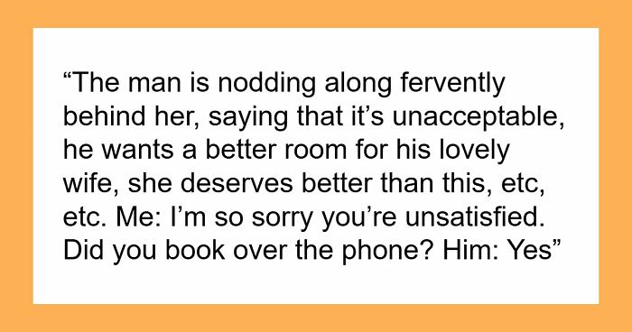 Cheap Husband Blames Hotel Staff For Tiny Room, Wife Mad As She Learns He Refused The Luxury Upgrade