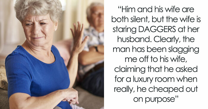 Cheap Husband Blames Hotel Staff For Tiny Room, Wife Mad As She Learns He Refused The Luxury Upgrade