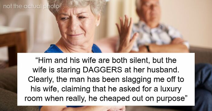 Cheap Husband Blames Hotel Staff For Tiny Room, Wife Mad As She Learns He Refused The Luxury Upgrade