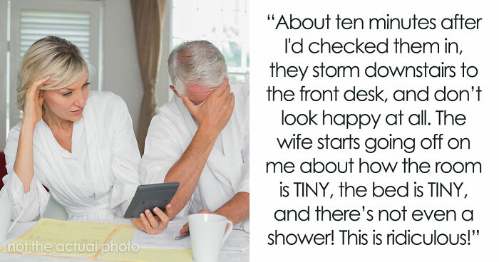 Cheap Husband Blames Hotel Staff For Tiny Room, Wife Mad As She Learns He Refused The Luxury Upgrade
