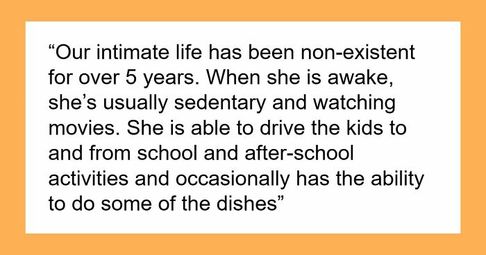 Wife’s Invisible Illness Drives A Wedge, Hubby Of 16 Years Reaches For Divorce As His Last Resort
