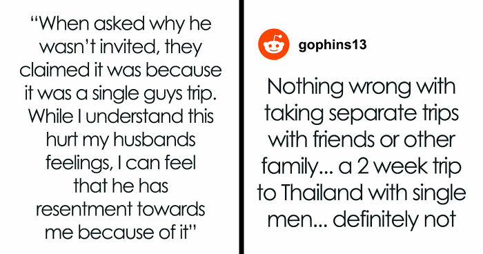 Guy Wants Marriage At Home And Single-Guy Trips To Thailand With Pals, Wife Says He Can’t Have Both