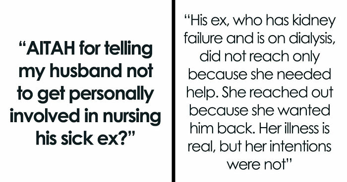 Husband Drops Everything To Help His Sick Ex Wife, Doesn’t Care What His Current Wife Thinks