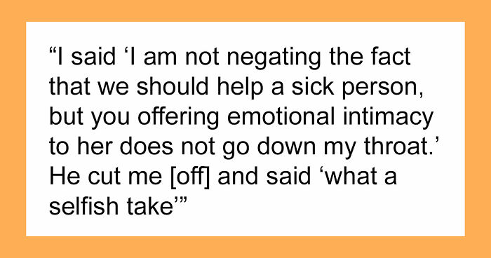 Husband Drops Everything To Help His Sick Ex Wife, Doesn’t Care What His Current Wife Thinks