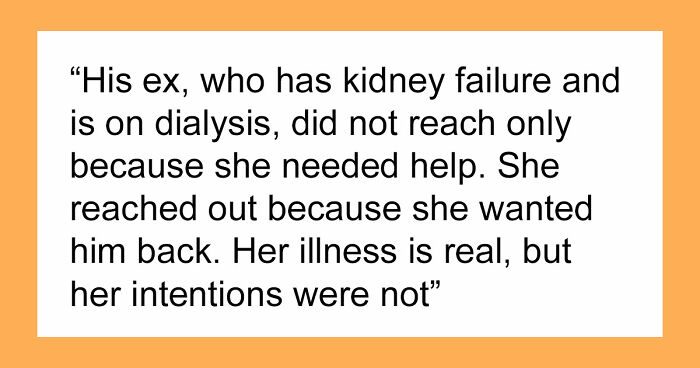 Husband Drops Everything To Help His Sick Ex Wife, Doesn’t Care What His Current Wife Thinks