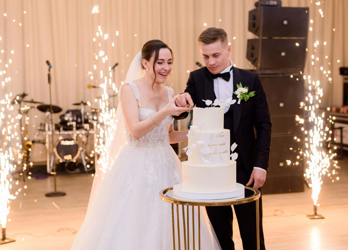 Woman Leaves Husband The Day After Wedding, Mad He Smashed Her Face Into Their Reception Cake