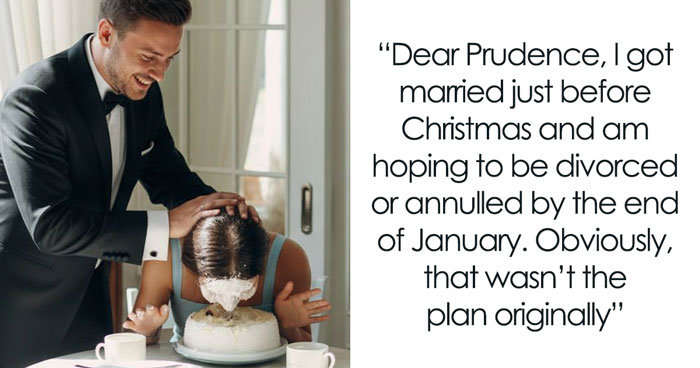 Woman Leaves Husband The Day After Wedding, Mad He Smashed Her Face Into Their Reception Cake