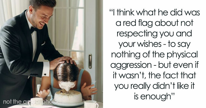 Woman Leaves Husband The Day After Wedding, Mad He Smashed Her Face Into Their Reception Cake