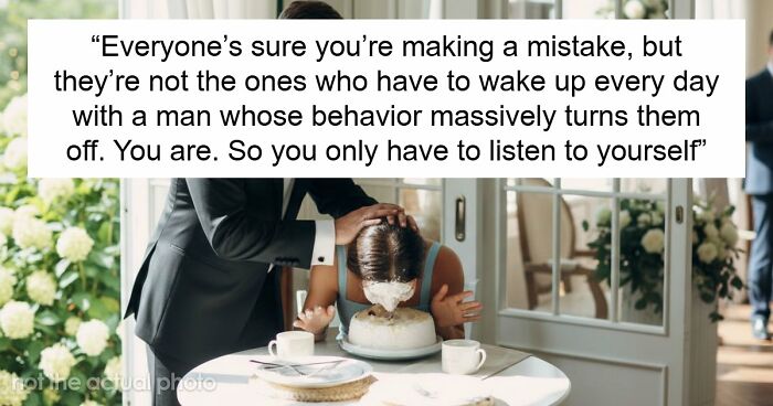 Woman Leaves Husband The Day After Wedding, Mad He Smashed Her Face Into Their Reception Cake