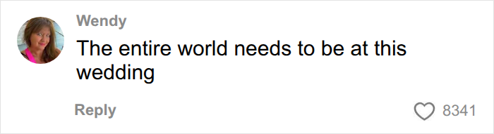Wendy's comment on Empire State Building daredevil case: The entire world needs to be at this wedding.