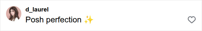 Victoria Beckham World Cup reflection. An Instagram comment from d_laurel, simply stating Posh perfection with a sparkle emoji. Victoria Beckham World Cup reflection. An Instagram comment from d_laurel, simply stating Posh perfection with a sparkle emoji.
