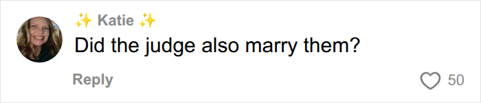 A comment on the Empire State Building daredevil case, asking if the judge married them.