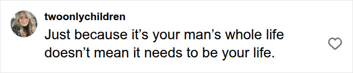 Victoria Beckham World Cup reflection. An Instagram comment from twoonlychildren, stating Just because it's your man's whole life doesn't mean it needs to be your life. Victoria Beckham World Cup reflection. An Instagram comment from twoonlychildren, stating Just because it's your man's whole life doesn't mean it needs to be your life.