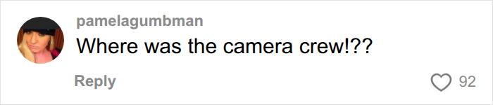 A comment questioning the presence of a camera crew during Collin Gosselin's allegations in his public battle.