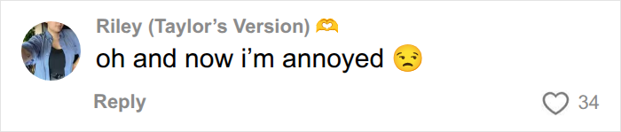 A reaction comment expressing annoyance about the actual scale of the continents.
