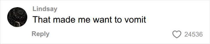 A comment on the man's unhinged voice memo after one date, stating that it made them want to vomit. A comment on the man's unhinged voice memo after one date, stating that it made them want to vomit.