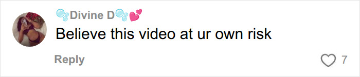 A comment stating to believe the video about African twig for a white smile at your own risk. A comment stating to believe the video about African twig for a white smile at your own risk.