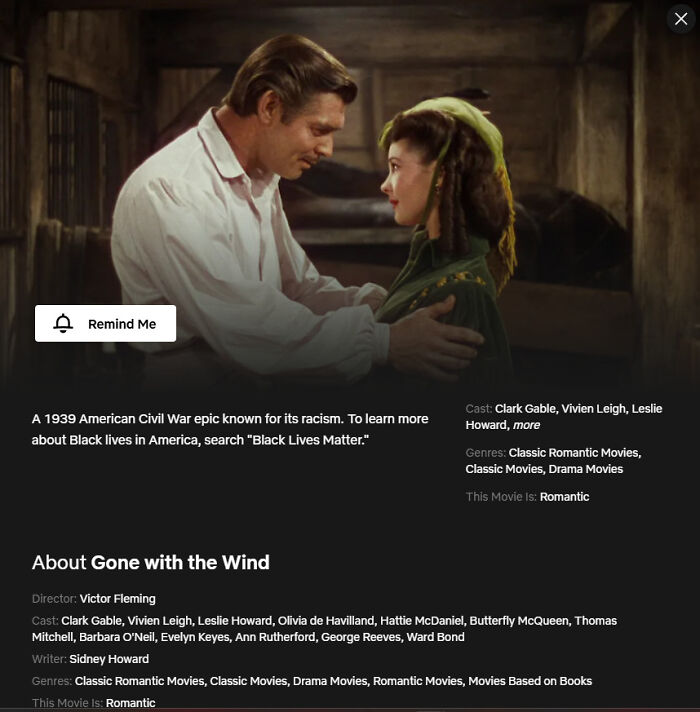 Gone With The Wind Netflix synopsis sparks fan boycott concerns and call to make this stop. Gone With The Wind Netflix synopsis sparks fan boycott concerns and call to make this stop.