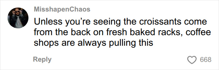 "Literal Robbery": Woman Pays $12 For Croissant Only To Watch Costco Delivery Arrive While She's Still Eating It "Literal Robbery": Woman Pays $12 For Croissant Only To Watch Costco Delivery Arrive While She's Still Eating It