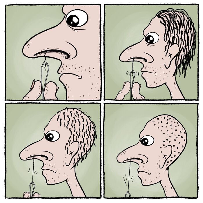 I Love Dark Humor, And These 24 Comics By Caleb Henshaw Caught Me Completely Off Guard