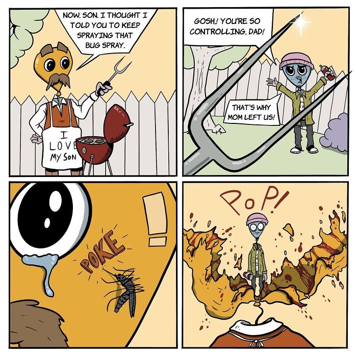 I Love Dark Humor, And These 24 Comics By Caleb Henshaw Caught Me Completely Off Guard
