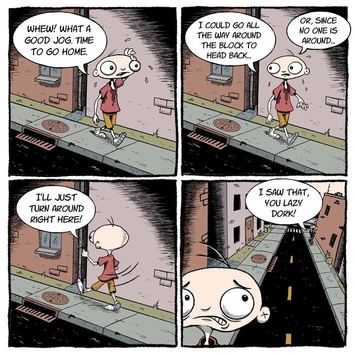 I Love Dark Humor, And These 24 Comics By Caleb Henshaw Caught Me Completely Off Guard
