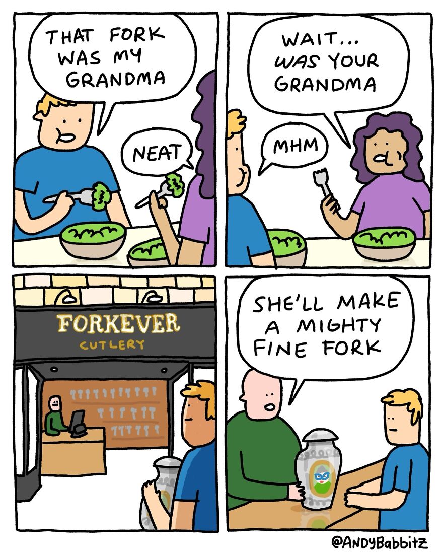 Everyday Life Gets An Unexpectedly Funny Twist In These 33 New Comics By Andy Babbitz