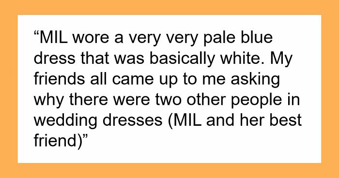 MIL Turns Wedding Into Entire Drama By Excluding Bride And Tells Her Friends To Wear White To It