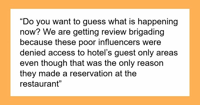 Influencers Want Five-Star Content On A Zero-Star Budget, Luxury Hotel Finally Stops Playing Along