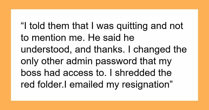 Greedy Bosses Secretly Plan To Fire Their Only IT Guy, Spend Months Recovering After He Quits