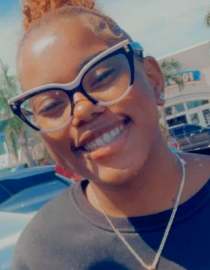 Smiling 15-year-old girl whose life was ended by an attacker. The judge denied the attacker's last request.