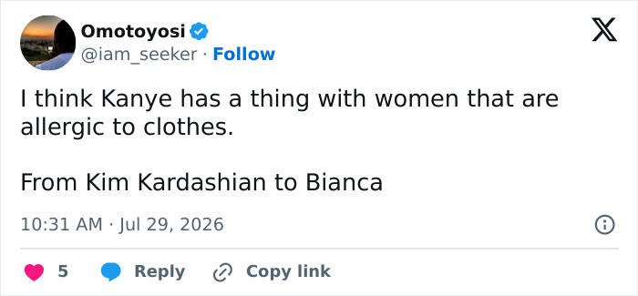 Kanye Appears To Break The Rules To Expose Bianca Censori In Most Risqu&eacute; Outfit Since Grammys Scandal