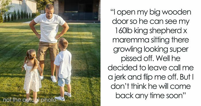 Rude Neighbor Says “If We Can Access It, We Can Use It,” Then Comes Face To Face With Guard Dog