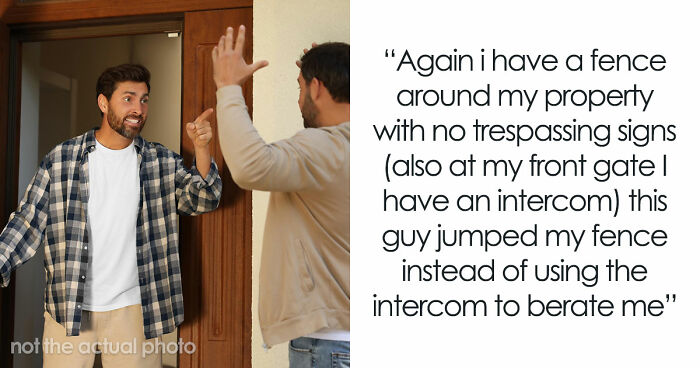 Rude Neighbor Says “If We Can Access It, We Can Use It,” Then Comes Face To Face With Guard Dog