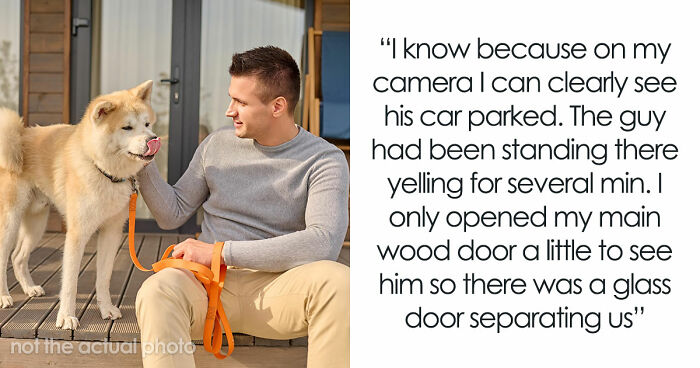 Rude Neighbor Says “If We Can Access It, We Can Use It,” Then Comes Face To Face With Guard Dog