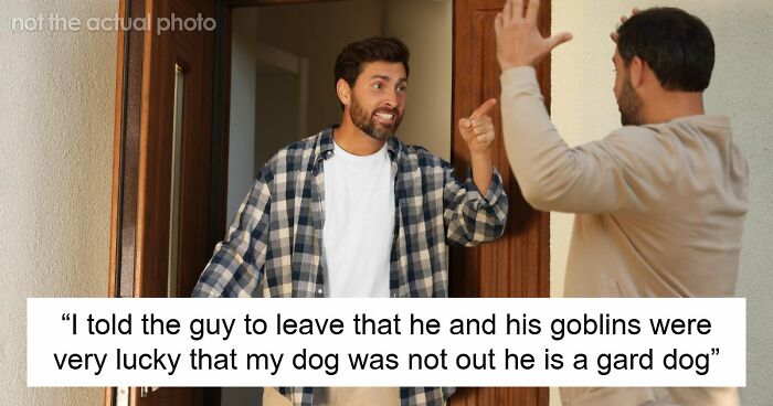 Rude Neighbor Says “If We Can Access It, We Can Use It,” Then Comes Face To Face With Guard Dog