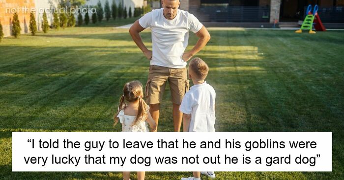 Rude Neighbor Says “If We Can Access It, We Can Use It,” Then Comes Face To Face With Guard Dog