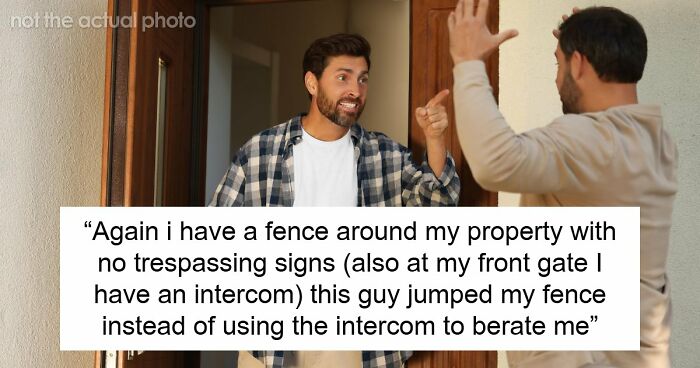 Rude Neighbor Says “If We Can Access It, We Can Use It,” Then Comes Face To Face With Guard Dog