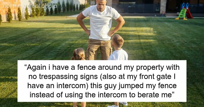 Rude Neighbor Says “If We Can Access It, We Can Use It,” Then Comes Face To Face With Guard Dog