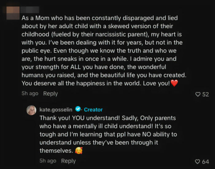 Kate Gosselin claps back in a TikTok comment defending her motherhood and her son Collin's childhood claims. Kate Gosselin claps back in a TikTok comment defending her motherhood and her son Collin's childhood claims.