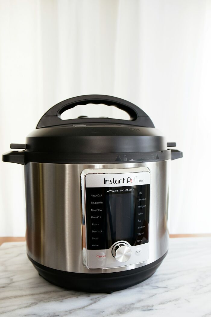 A close-up of an Instant Pot, a common workplace item that can lead to ridiculous problems for HR.
