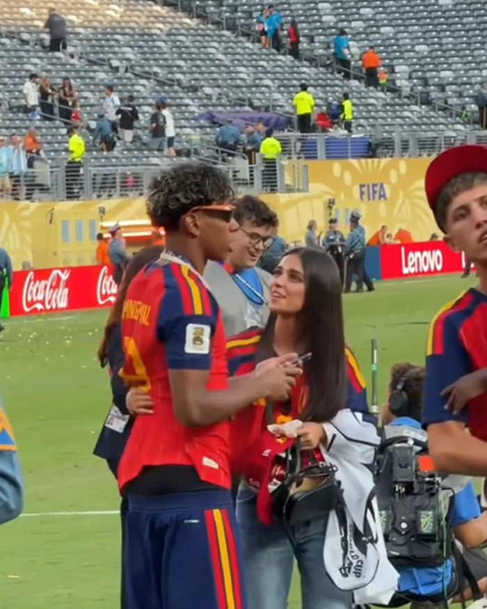 World Cup hero's treatment of girlfriend after final win, enraging female fans. World Cup hero's treatment of girlfriend after final win, enraging female fans.