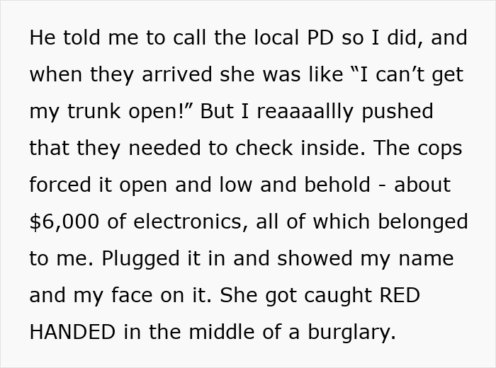 Psycho MIL Hell-Bent On Kicking Out Son's Fam, Arrested After Trying To Steal DIL's $6K Electronics