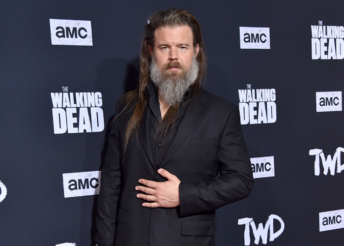 Lead actor Ryan Hurst at The Walking D**d premiere, facing showbiz reality after an on-set accident. Lead actor Ryan Hurst at The Walking D**d premiere, facing showbiz reality after an on-set accident.