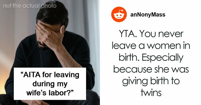 Husband Complains About Wife Squeezing His Hand Too Hard During Labor, Leaves To Get Some Rest