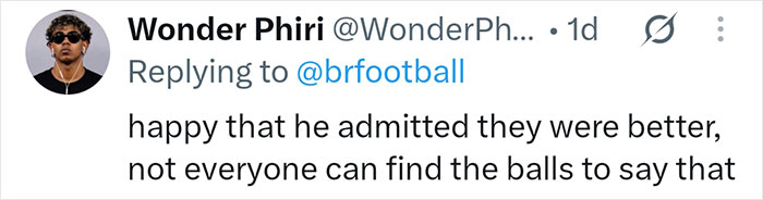 A screenshot shows a tweet about Lionel Messi admitting better team in Argentina's World Cup loss. A screenshot shows a tweet about Lionel Messi admitting better team in Argentina's World Cup loss.